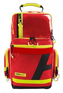 HUM AERO voděodolný PLANE - vybavený zdravotnický batoh STANDARD - HT03-RPL1C-R - červený