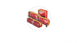 HUM Sada vnitřních brašen pro batoh AEROCASE® - PRO1R PL1C - vodě odolný materiál - červené