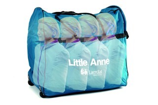 Little Anne balení 4 ks resuscitačních figurín v tašce