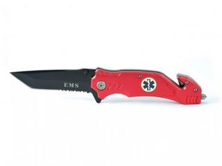 Záchranářský nůž EMS - červený