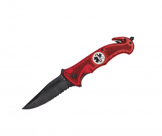 Záchranářský nůž MIL-TEC Barva: červená