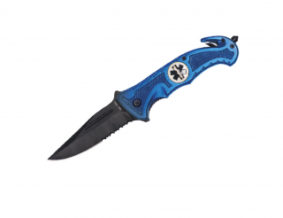 Záchranářský nůž MIL-TEC Barva: Modrá