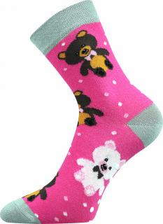 Boma protiskluzové ponožky FILIP ABS, vel. 20-24 Barva: Medvídek