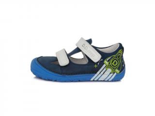 D.D.Step Royal Blue dětské barefoot sandály H073-23 Velikost: 27