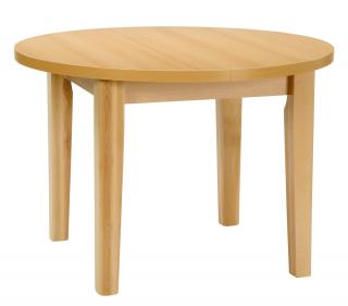 Kulatý stůl MAX Barva: Tmavě hnědá, Rozměr: průměr 105 cm  pevný