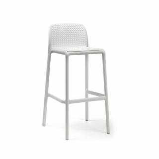NARDI plastová barová židle BORA Barva: Bianco