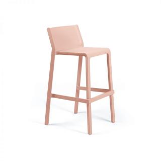 NARDI plastová barová židle TRILL Barva: Rosa bouquet