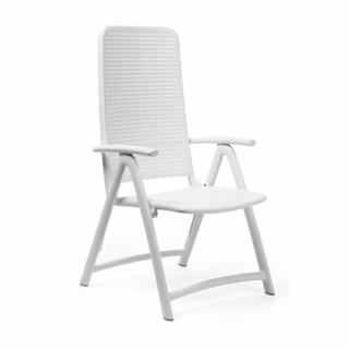 NARDI Skládací plastová židle DARSENA Barva: Bianco