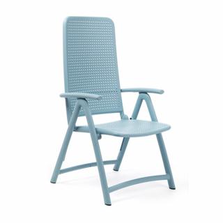 NARDI Skládací plastová židle DARSENA Barva: Celeste