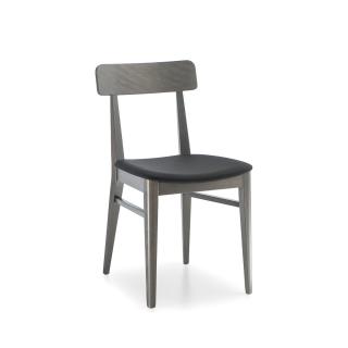 Stima restaurační židle KIKO Barva: Bílá (anilin), Látky: NATIVA nero 200