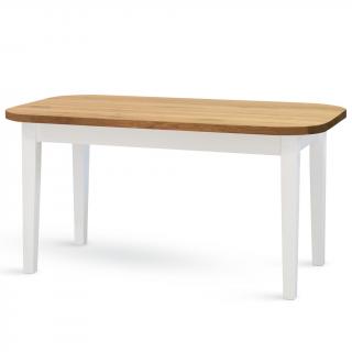 Stima Stůl FORTE II. Odstín: Dub Hickory, Odstín podnože: Černá, Rozměr: 150x85 + 40 cm
