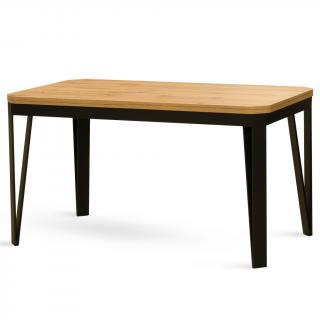 Stima Stůl SAM kovová podnož Odstín: Dub Wotan, Rozměr: 200x100 + 2x50 cm