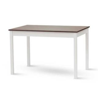 Stima Stůl TWIN Odstín: Dub Halifax Tabákový / Bílá podnož, Rozměr: 80x80 cm