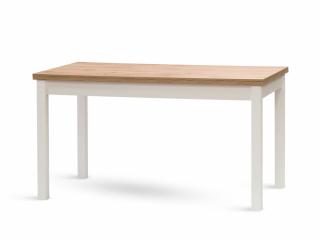 Stima stůl W21 Barva: Dub Wotan, Odstín podnože: Bílá, Rozměr: 120x80 + 40 cm