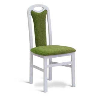 Stima židle BERTA - zakázkové látky Barva: Bílá, Látky: BOLTON NEW arancio 1