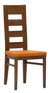 Stima Židle FALCO - zakázkové látky 1 Barva: Bílá, Látky: CARABU arancio 94