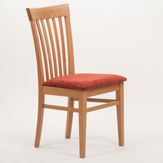Stima Židle K2 s čalouněným sedákem Odstín: Dub, Látky: MIRON terracotta 22