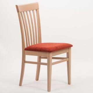 Stima Židle K2 s čalouněným sedákem Odstín: Dub Sonoma, Látky: MIRON terracotta 22