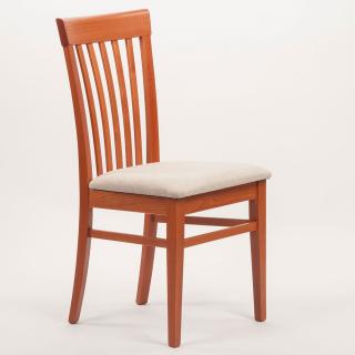 Stima Židle K2 s čalouněným sedákem Odstín: Třešeň, Látky: MIRON beige 71