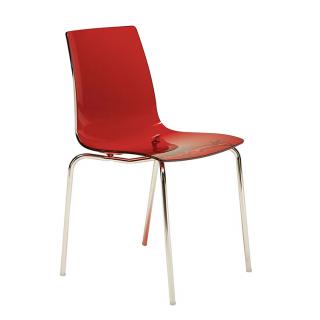 Stima židle LOLLIPOP Barva: Rosso transparentní
