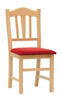 Stima Židle SILVANA s čalouněným sedákem Barva: Třešeň, Látky: MIRON rosso 66