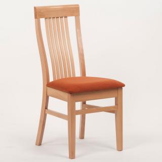 Stima Židle TAKUNA (buk) čalouněná Odstín: Buk, Látky: VELVET terracotta 44