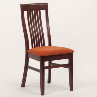 Stima Židle TAKUNA (buk) čalouněná Odstín: Tmavě Hnědá, Látky: VELVET terracotta 44
