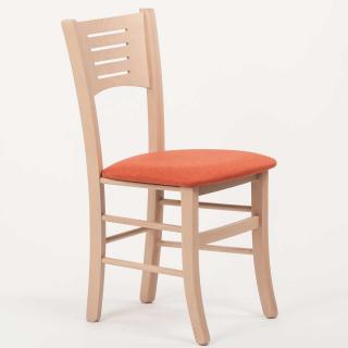 Stima Židle VERONA s čalouněným sedákem Odstín: Dub Sonoma, Látky: LUX terracotta 10