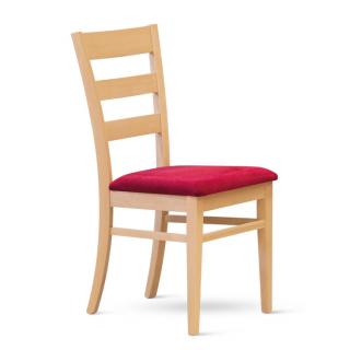 Stima židle VIOLA - zakázkové látky 1 Barva: Tmavě hnědá, Látky: BEKY LUX bordo 68