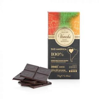 Venchi čokoláda 100% ORGANIC Jižní Amerika 70g