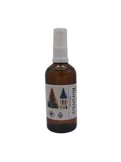 Borovicový hydrolát Objem: 100 ml, Materiál obalu: Hnědé sklo, Uzávěr: Rozprašovač
