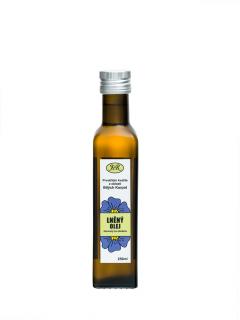 Lněný olej z odrůdy Libra  s čerstvými omega 3 ALA Objem: 250 ml s lignany