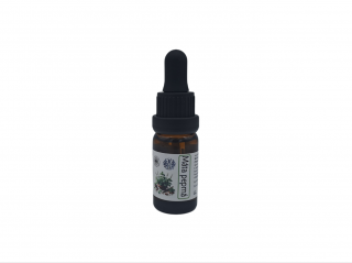 Máta peprná (Mentha Piperita Oil) Objem: 10 ml, Materiál obalu: Hnědé sklo, Uzávěr: Pipetka