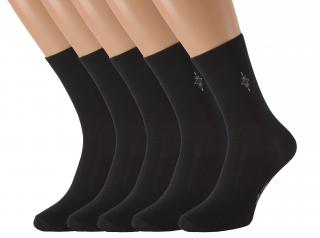 5 párů společenských ponožek BOBOLYC Barva: Černé, Velikost: EUR 39-42 (UK 6-8)