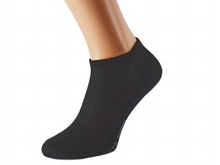 Kotníkové ponožky se stříbrem FIT KUKS Barva: Černé, Velikost: EUR 39-41 (UK 6-7)