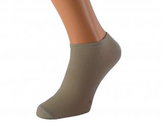 Kotníkové ponožky se stříbrem KRAOBI KUKS Barva: Béžové, Velikost: EUR 35-38 (UK 3-5)