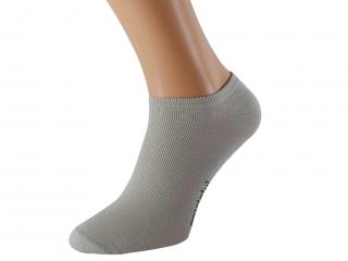 Kotníkové ponožky se stříbrem KRAOBI KUKS Barva: Světle šedé, Velikost: EUR 38-41 (UK 5-7)