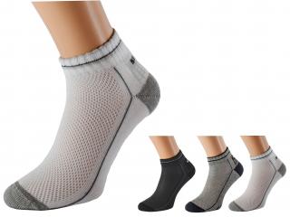 Kotníkové pracovní ponožky EMIL Barva: Bílé, Velikost: EUR 46-48 (UK 11-12)