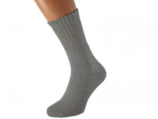 Nadměrné zdravotní ponožky RELAX KUKS Barva: Šedé, Velikost: EUR 49-50 (UK 13-14)