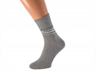 Ponožky se stříbrem proti pocení SILVER KUKS Barva: Světle šedé, Velikost: EUR 39-41 (UK 6-7)