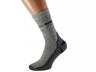 Turistické ponožky TREK Barva: Světle šedé, Velikost: EUR 36-38 (UK 4-5)