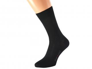 Vlněné pánské ponožky DAVID Superwasch KUKS Barva: Černé, Velikost: EUR 43-45 (UK 9-10)