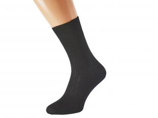 Zdravotní ponožky bez lemu LUKÁŠ KUKS Barva: Černé, Velikost: EUR 39-41 (UK 6-7)
