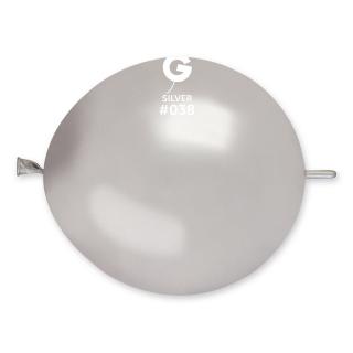 Balonek spojovací stříbrný 33cm