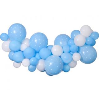 Girlanda balónková modro-bílá 2m