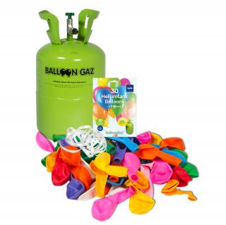 Helium na 30 balonků s balónky
