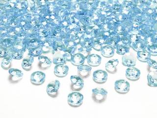 Konfetky diamantové tyrkysové