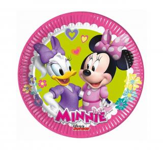 Talíře malé papírové Minnie Mouse 8 ks