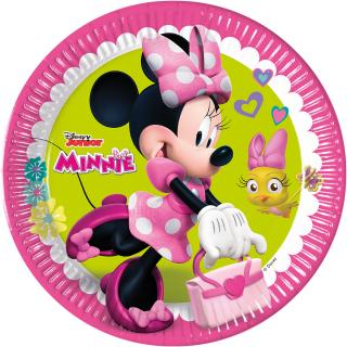 Talíře velké papírové Minnie Mouse 8ks
