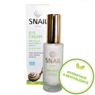 HillVital | Oční krém se šnečím sekretem a kyselinou hyaluronovou 30 ml